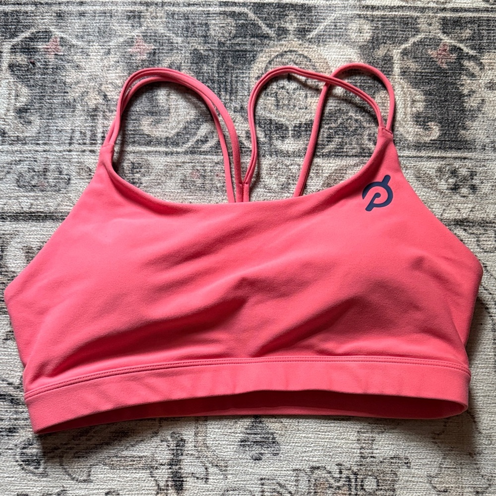 Peloton Coral Sports Bra